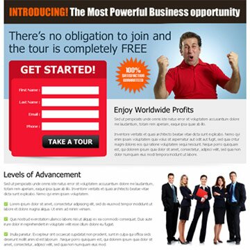 biz-opps-018Landing Page Design