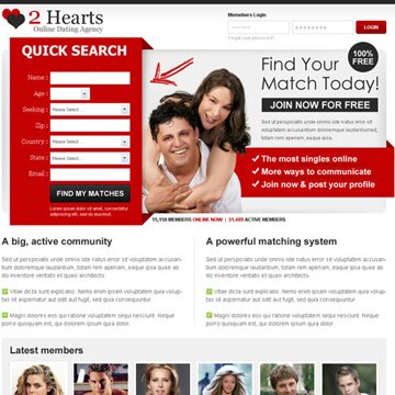 dating-026 Landing Page Design