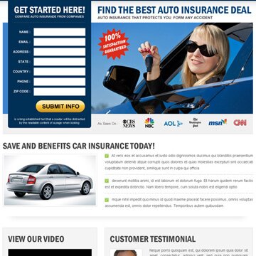 auto-insurance-033Landing Page Design