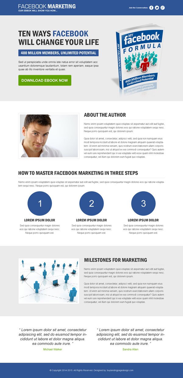 Purchase and download converting e-book landing page design templates to boost sale of your e-book online from http://www.semanticlp.com/buy-now1.php?p=943